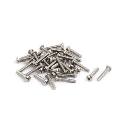 Harfington 6#-32x3/4-inch 304 Stainless Steel Phillips Pan Head Machine Screw Bolt 40pcs