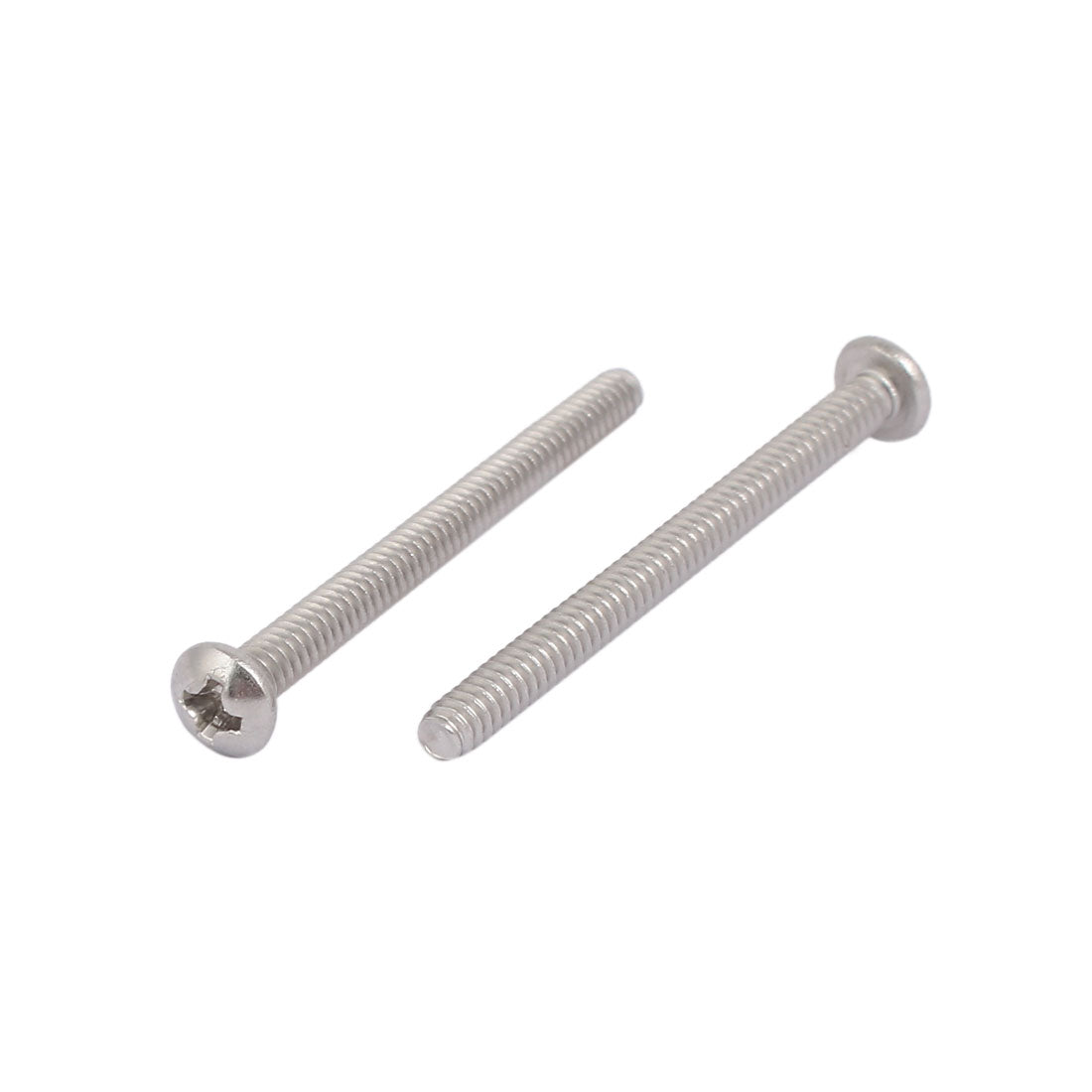 Harfington 6#-32x1-5/8-inch 304 Stainless Steel Phillips Pan Head Machine Screw Bolt 30pcs