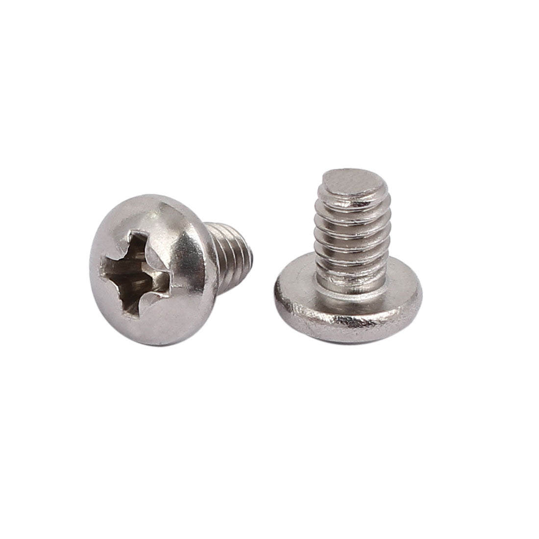 Harfington 8#-32x1/4-inch 304 Stainless Steel Phillips Pan Head Bolts Machine Screws 40PCS