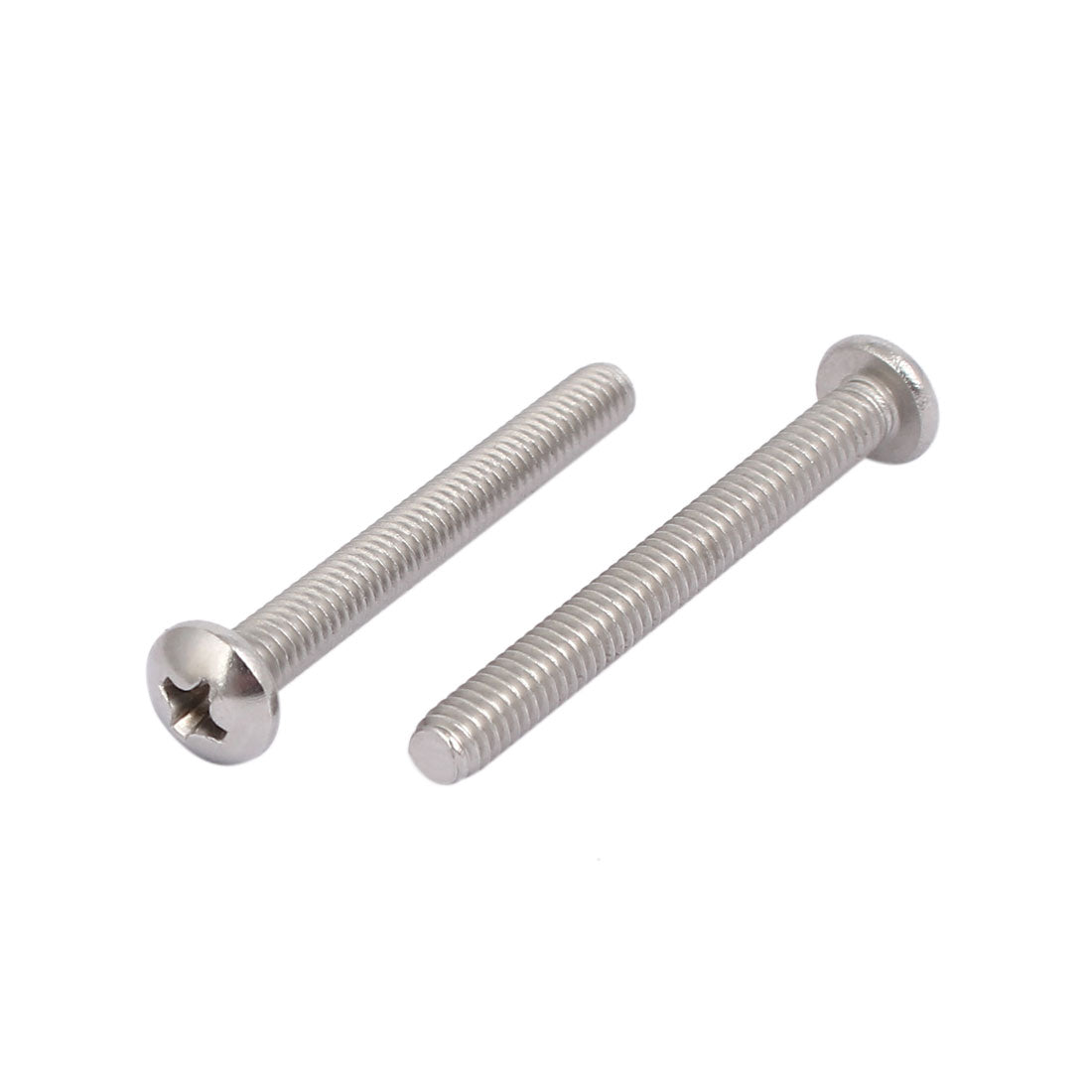 Harfington 8#-32x1-1/2-inch 304 Stainless Steel Phillips Pan Head Machine Screw Bolt 25pcs