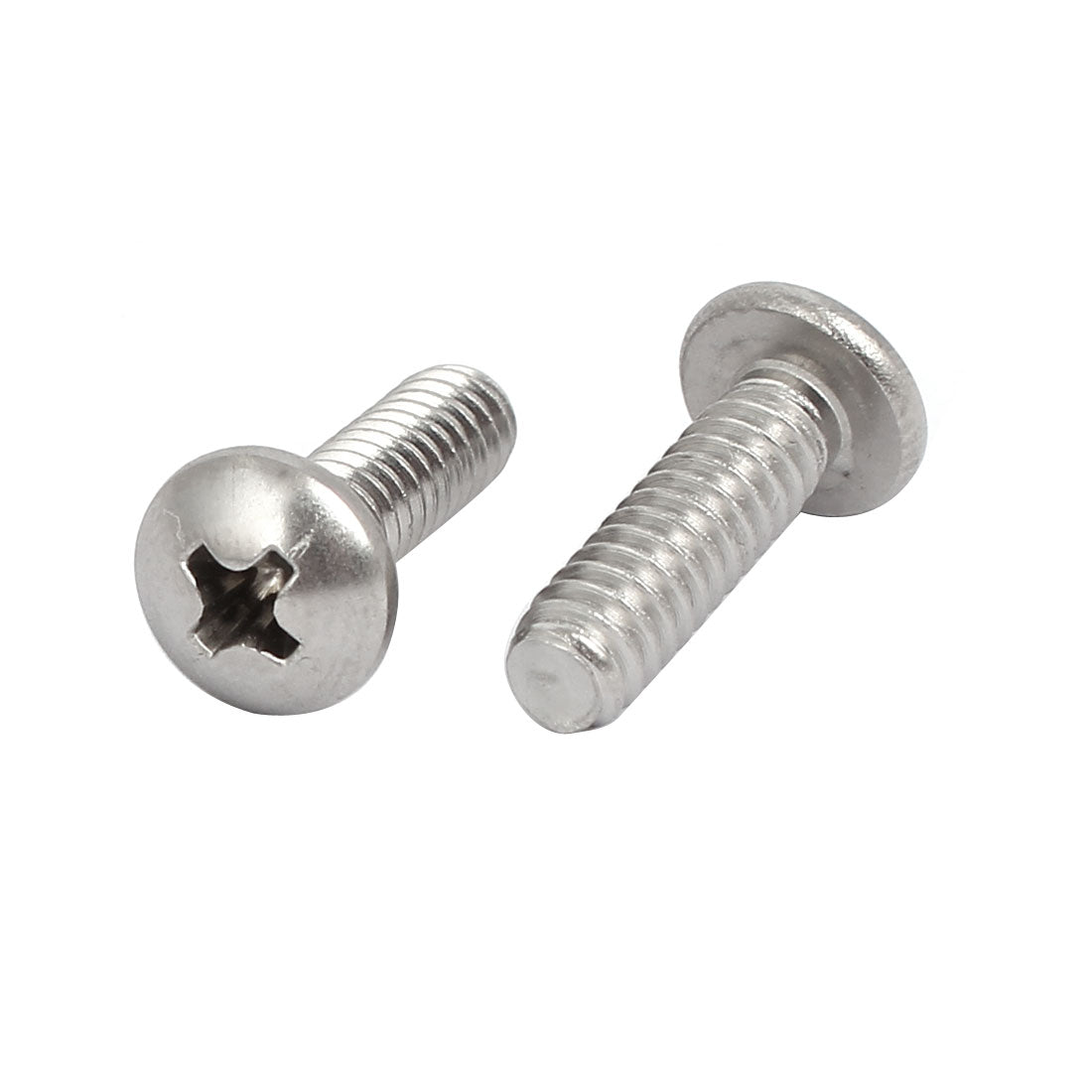 Harfington 10#-24x5/8-inch 304 Stainless Steel Phillips Pan Head Machine Screw Bolt 25pcs
