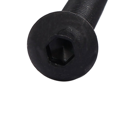 Harfington M10x60mm 10.9 Grade Button Head Hex Socket Cap Screw Bolt Black 8pcs