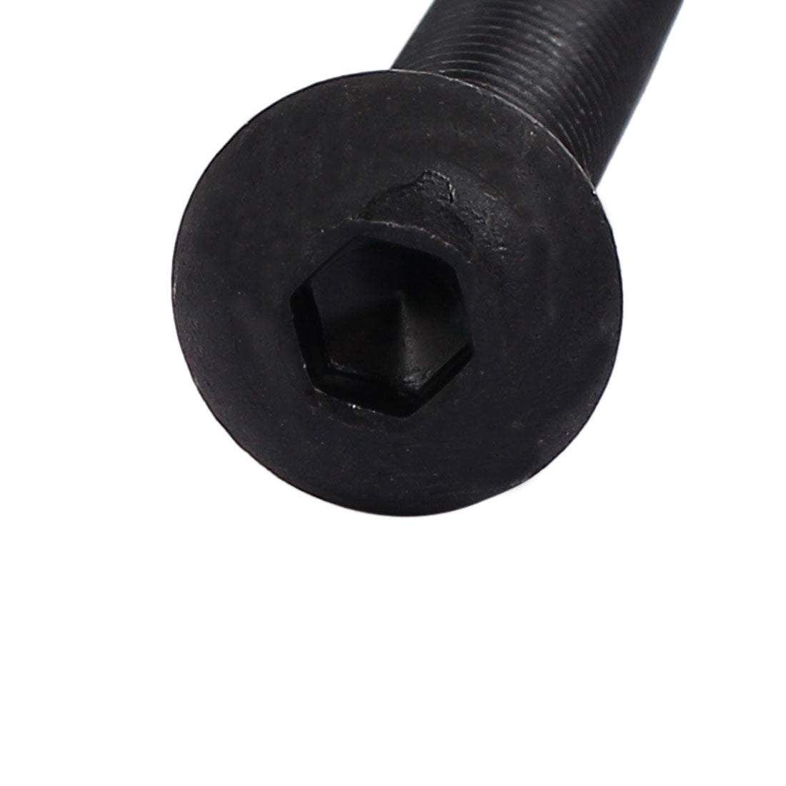 Harfington M10x60mm 10.9 Grade Button Head Hex Socket Cap Screw Bolt Black 8pcs