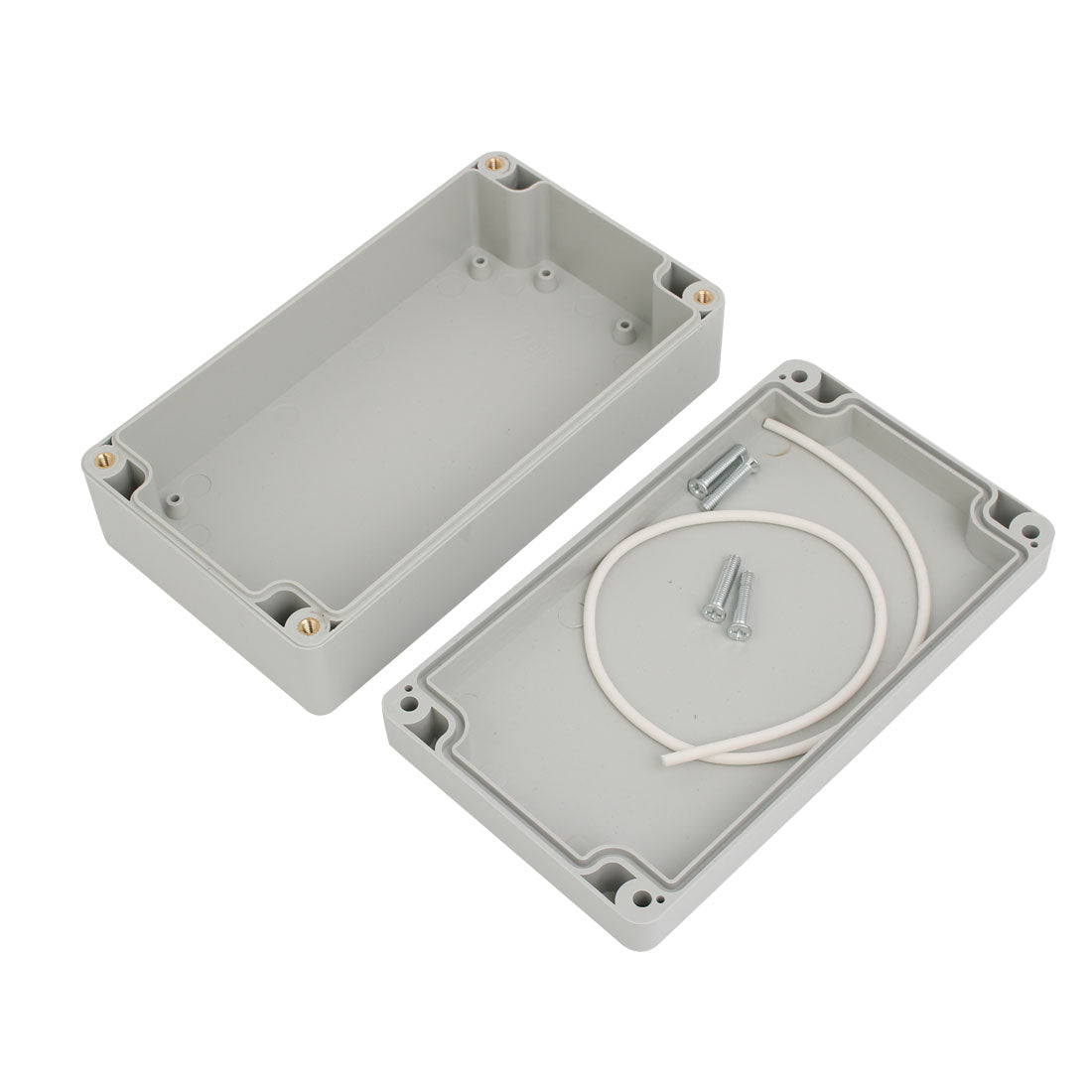 Harfington 158mmx90mmx47mm ABS Plastic Dustproof Junction Box Electric Project Enclosure