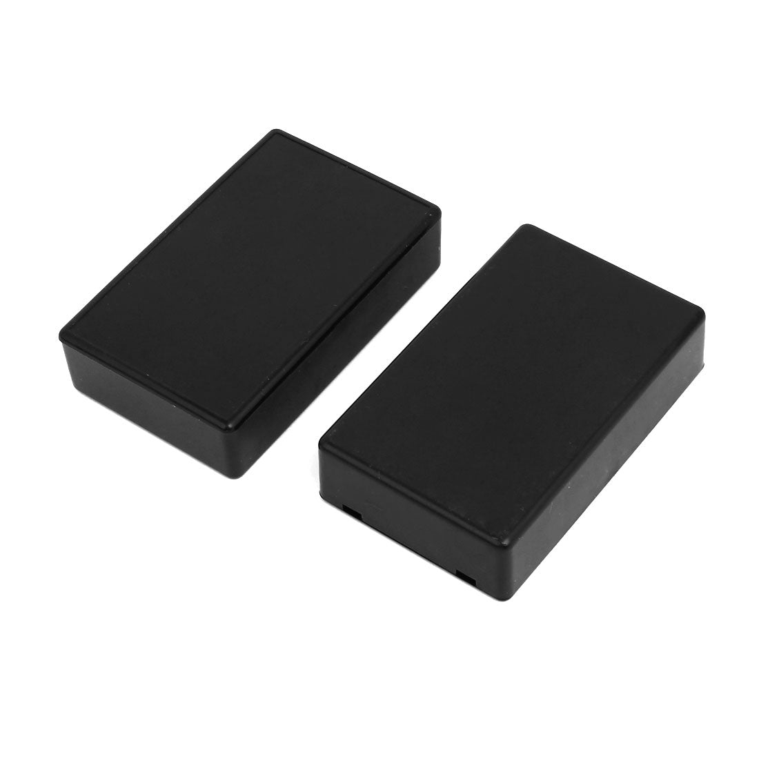 Harfington 80mmx50mmx20mm Dustproof IP65 Junction Box Electric Project Enclosure Black 6pcs