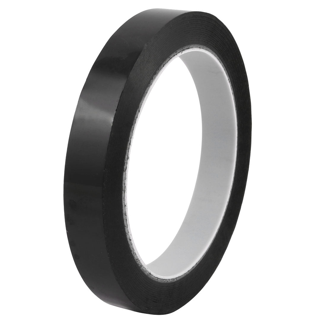 Harfington 15mm Width 66m Length Waterproof Black Single Sided Adhesive Marking Tape