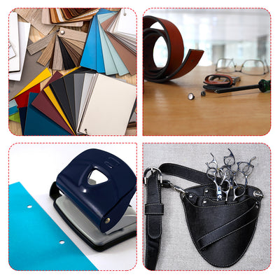 Harfington 5mmx80mm Binding Chicago Screw Posts Nuts Docking Rivets Brass Tone 5pcs