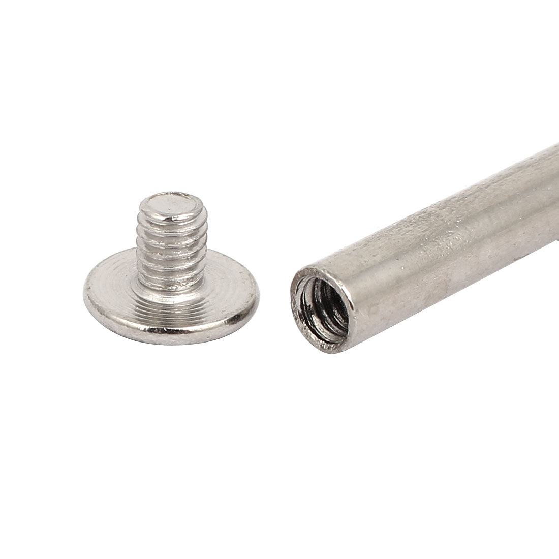 Harfington 5pcs 5mmx100mm Metal Binding Chicago Screw Post for Photo Albums Scrapbook