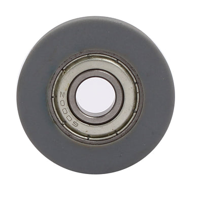 Harfington 10mm x 40mm x 10mm PU Roller Bearing Pulley Sliding Conveyor Wheel