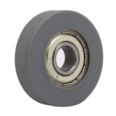 Harfington 10mm x 40mm x 10mm PU Roller Bearing Pulley Sliding Conveyor Wheel