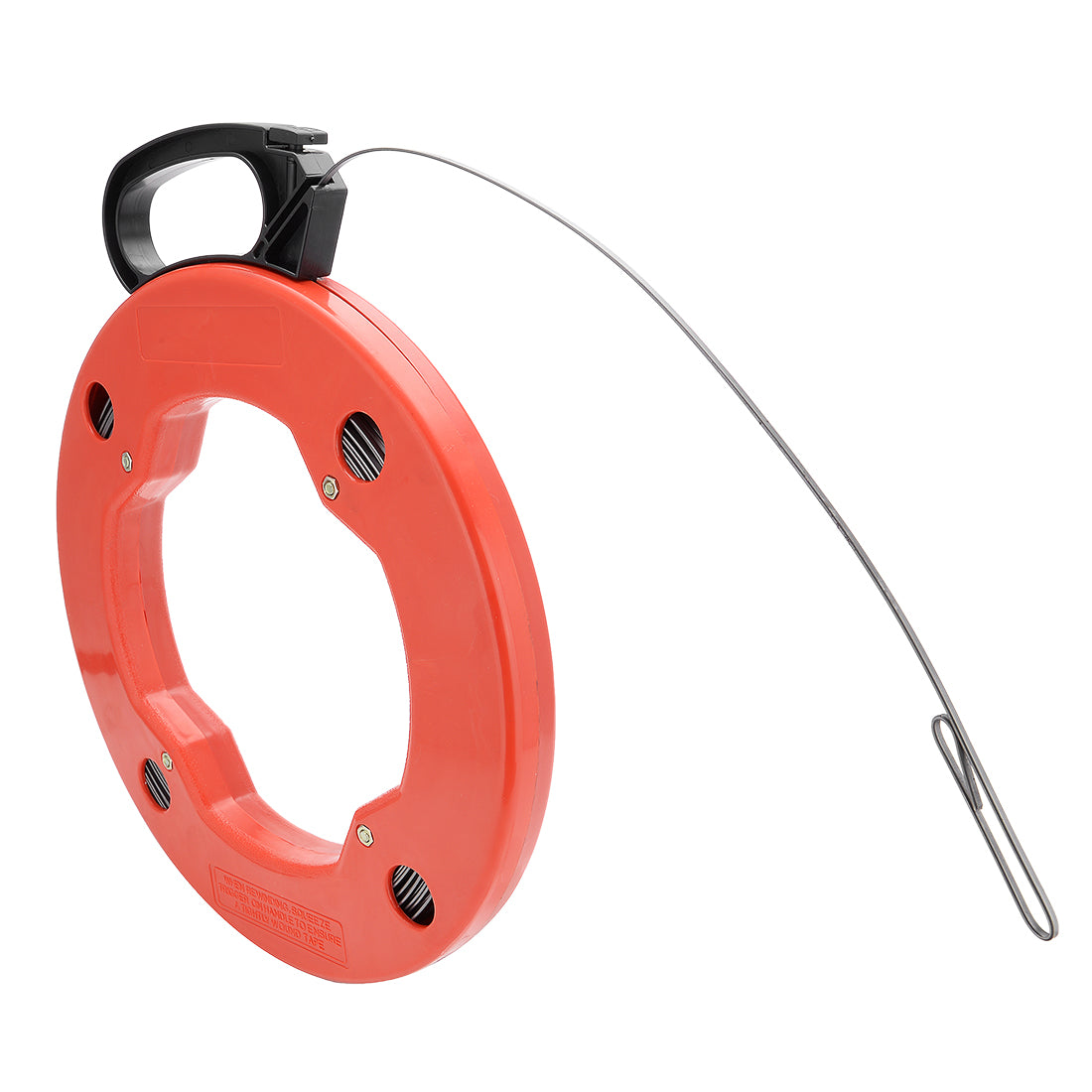 Harfington 131 Feet (40M) Electrical Fish Tape Reel, Pull Communication Wire Cable Line From Drywall, Ceiling, Under Rug Conduit or Pipe 0.12" W x 0.05" H