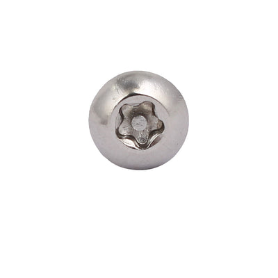 Harfington M4.8 x 16mm 304 Stainless Steel Pan Head Torx Self Tapping Screws 15pcs