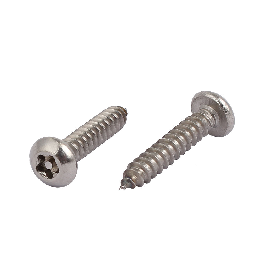 Harfington M4.8 x 25mm 304 Stainless Steel Pan Head Torx Self Tapping Screws 8pcs