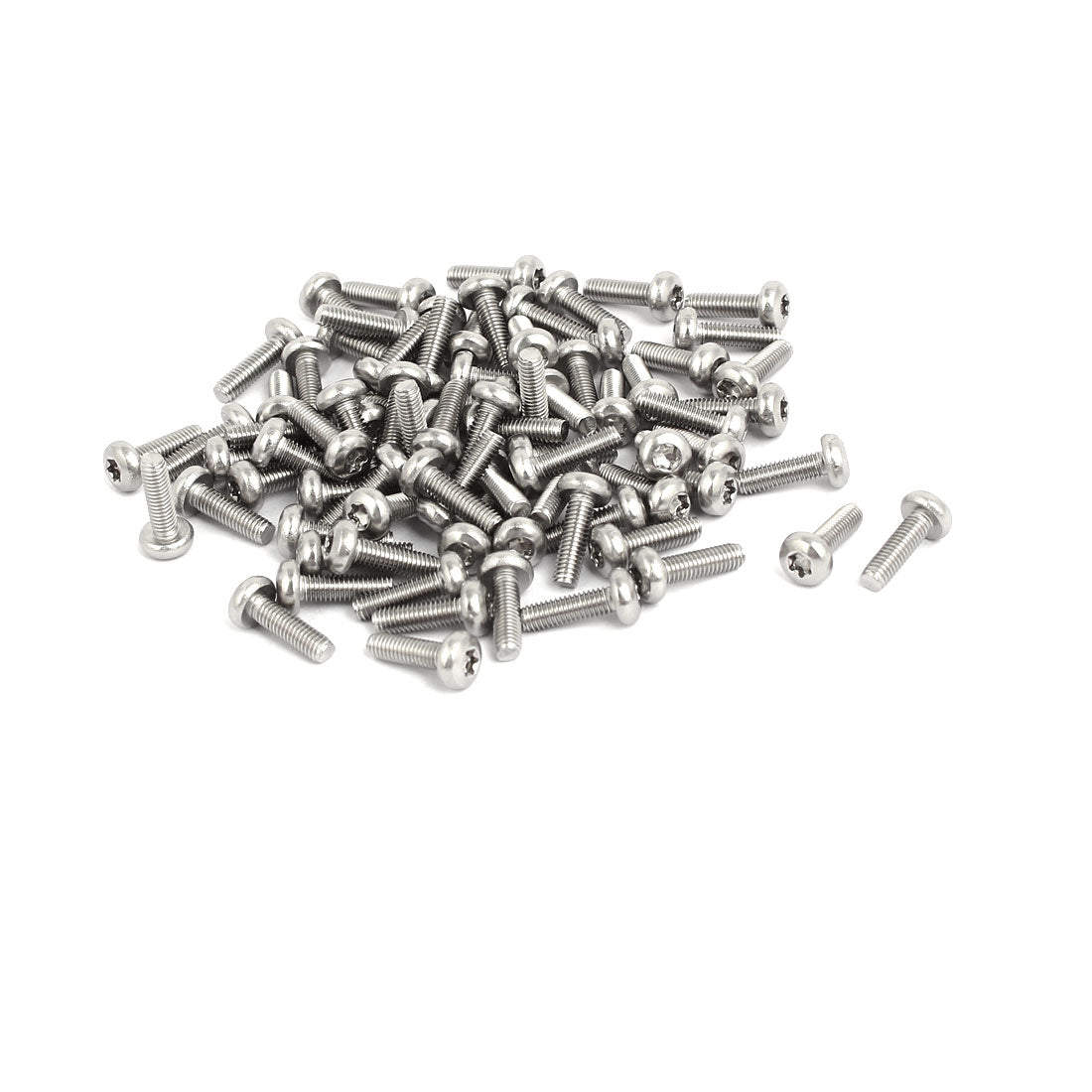 Harfington M3x10mm 304 Stainless Steel Pan Head Torx Socket Cap Security Screw 80pcs
