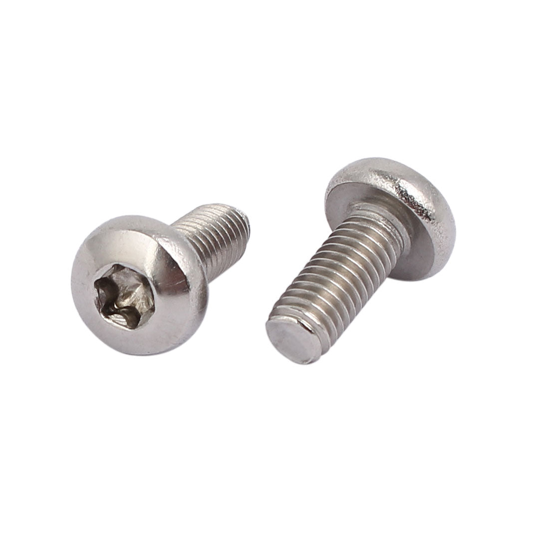 Harfington M5x12mm 304 Stainless Steel Button Head Torx Socket Cap Screws Fasteners 60pcs