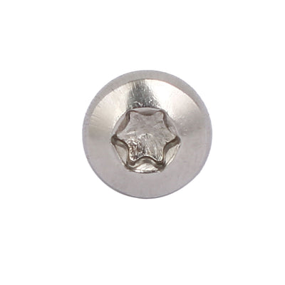 Harfington M5x25mm 304 Stainless Steel Button Head Torx Socket Cap Screws Fasteners 35pcs