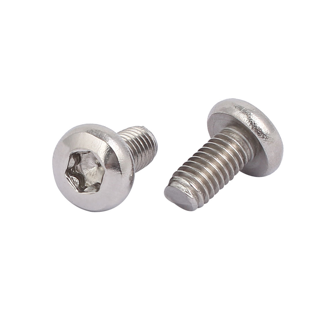Harfington M6x12mm 304 Stainless Steel Pan Head Torx Socket Cap Screws Fasteners 5pcs
