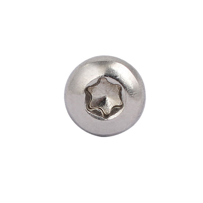 Harfington M6x12mm 304 Stainless Steel Pan Head Torx Socket Cap Screws Fasteners 5pcs