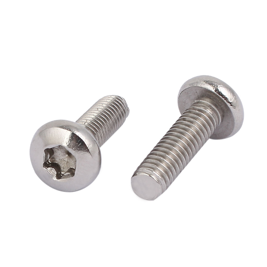 Harfington M6x20mm 304 Stainless Steel Button Head Torx Socket Cap Screws Fasteners 15pcs