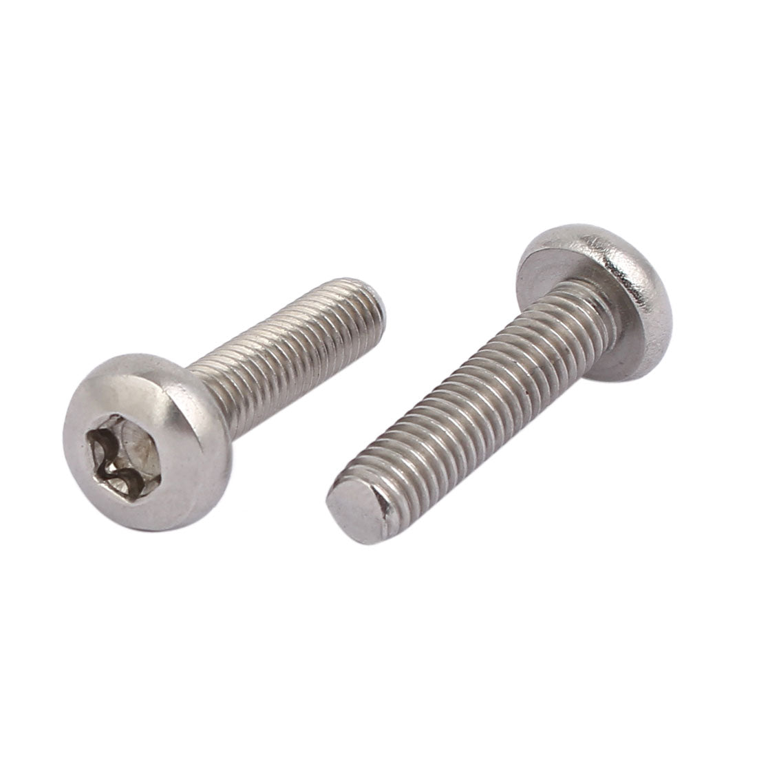 Harfington M6x25mm 304 Stainless Steel Button Head Torx Socket Cap Screws Fasteners 4pcs