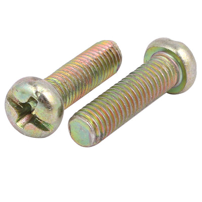 Harfington M5x17mm Metal phillips Head Left Hand Thread Screw for Cutting Machine 4pcs