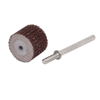 Harfington 180 Grit 15mm Dia Sandpaper Flap Sanding Wheel Grinding Polishing Tool 5pcs