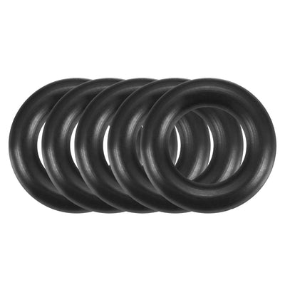 Harfington Nitrile Rubber O-Rings Metric Buna-N Sealing Gasket, Black Pack of 50