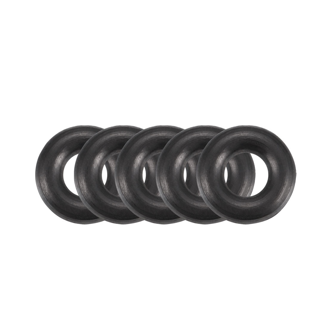 Harfington Nitrile Rubber O-Rings Metric Buna-N Sealing Gasket, Black Pack of 50