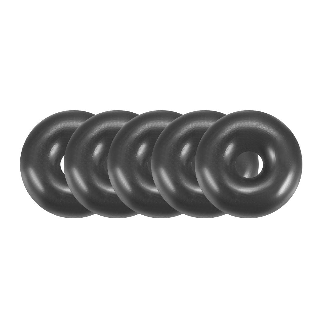 Harfington Nitrile Rubber O-Rings Metric Buna-N Sealing Gasket, Black Pack of 50