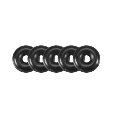 Harfington Nitrile Rubber O-Rings Metric Buna-N Sealing Gasket, Black Pack of 50