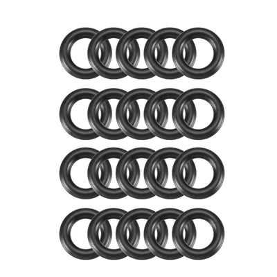 Harfington Nitrile Rubber O-Rings Metric Buna-N Sealing Gasket, Black Pack of 20