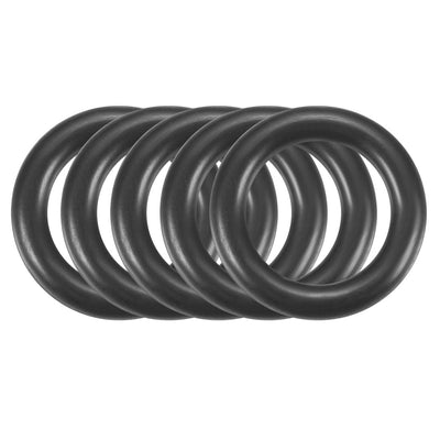 Harfington Nitrile Rubber O-Rings Metric Buna-N Sealing Gasket, Black Pack of 50
