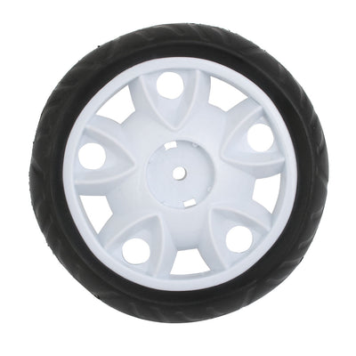 Harfington 170mm Diameter Plastic Single Wheel Pulley Rolling Roller