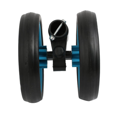 Harfington 150mm Diameter Plastic Double Wheel Swivel Pulley Roller for 25mm Tube