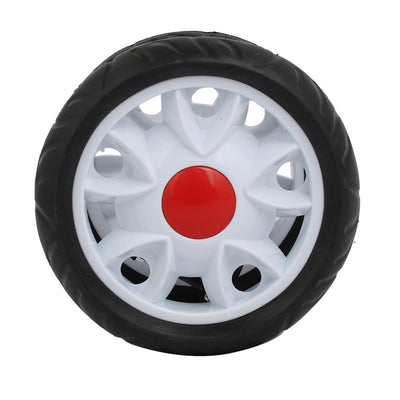 Harfington 170mm Diameter Plastic Double Wheel Swivel Pulley Roller for 22mm Tube