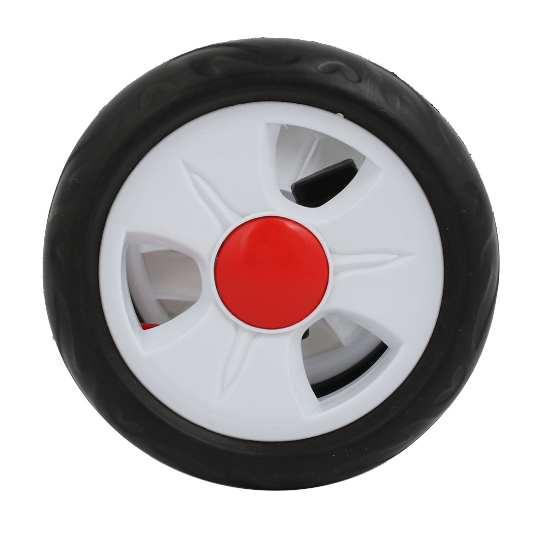 Harfington 140mm Diameter Plastic Brake Rear Wheel Pulley Roller for 16mm Tube