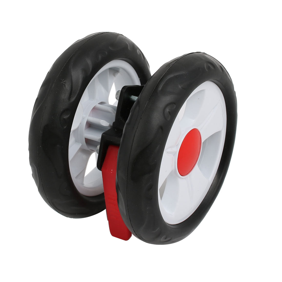 Harfington 140mm Diameter Plastic Brake Rear Wheel Pulley Roller for 16mm Tube
