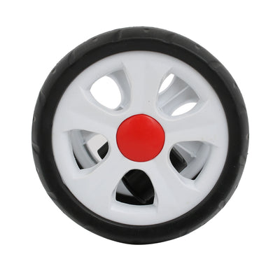 Harfington 155mm Diameter Plastic Double Wheel Swivel Pulley Roller for 16mm Tube