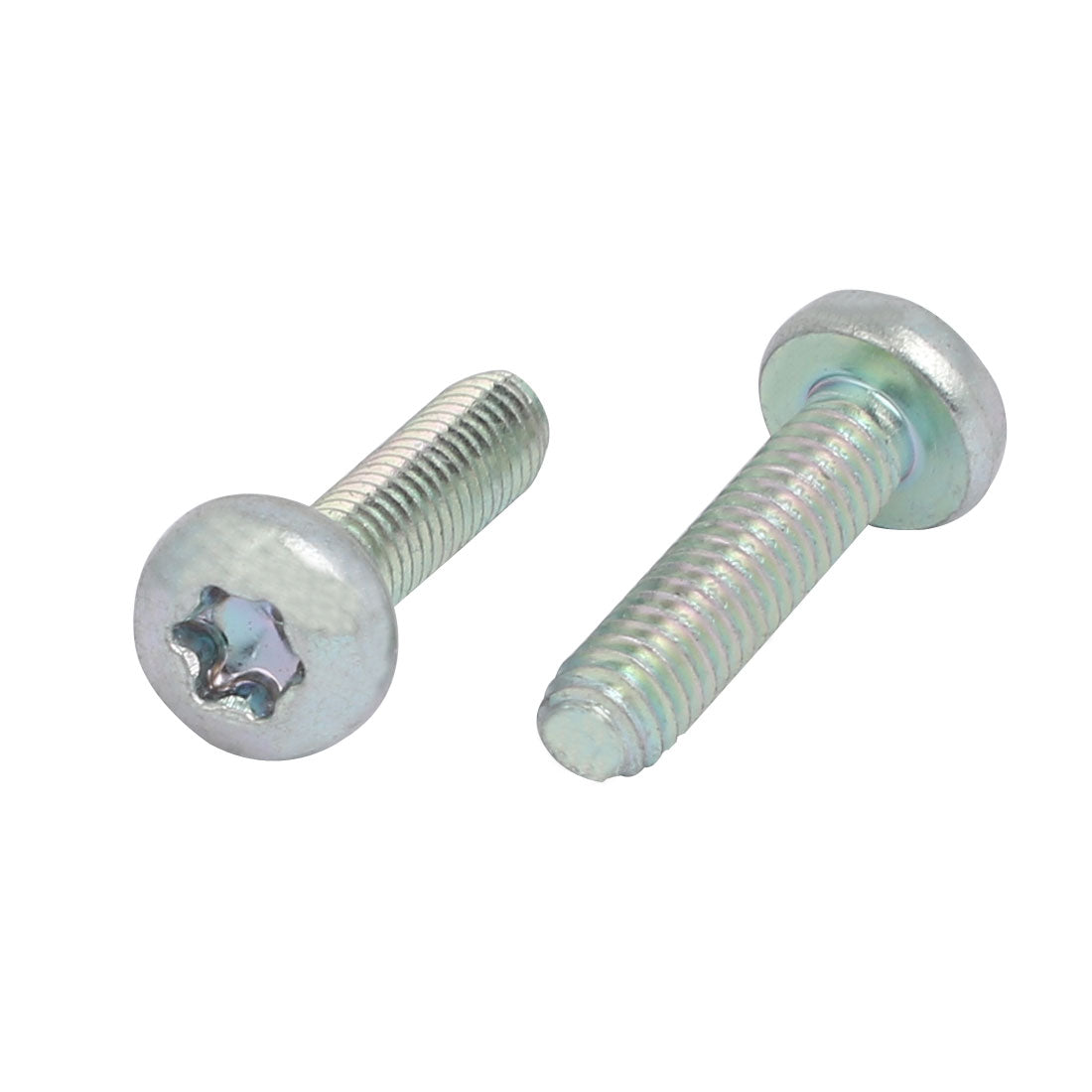 Harfington M4x16mm Pan Head Torx Socket Triangle Thread Screw Bolt Silver Tone 35pcs