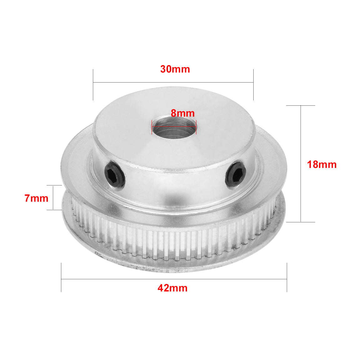 Harfington Aluminum Timing Pulley MXL 60 Teeth mm Bore Timing Belt Pulley Synchronous Wheel for mm Belt