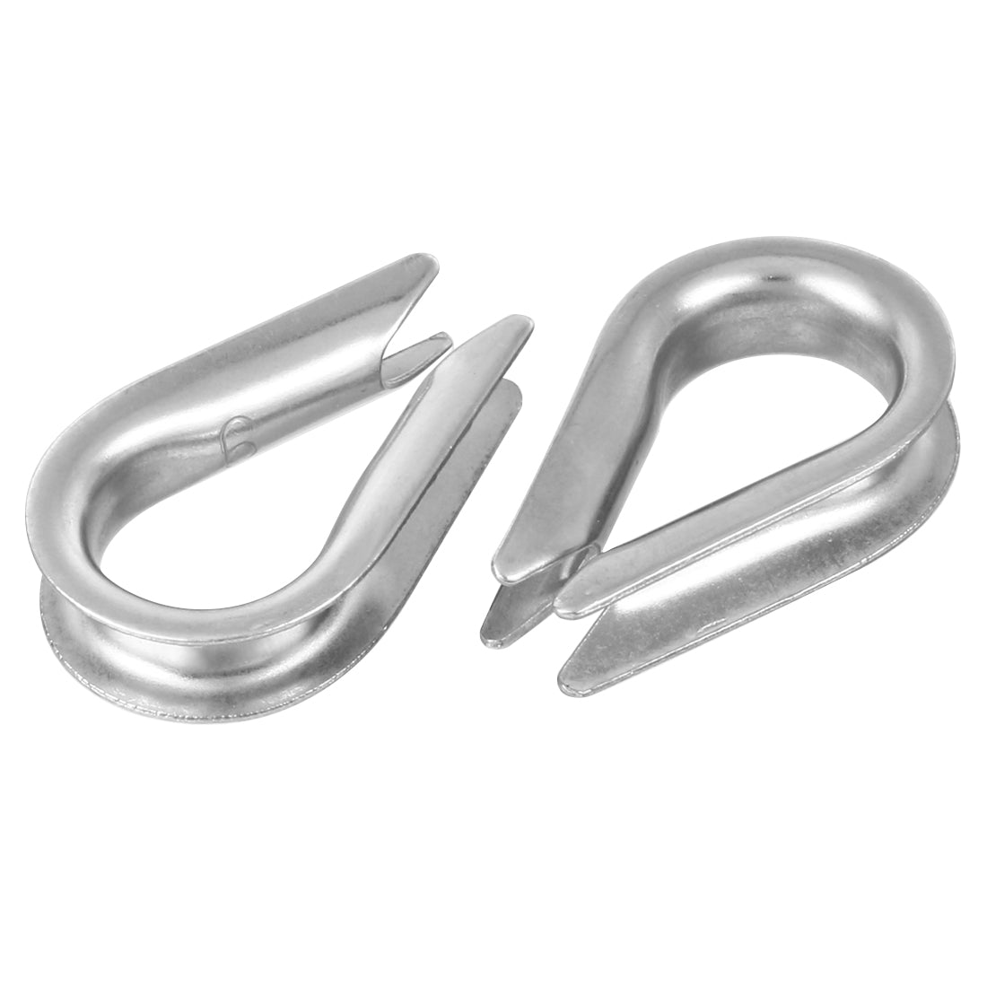 Harfington Stainless Steel Thimble for 0.12 inch (3mm) Diameter Wire Rope 100pcs