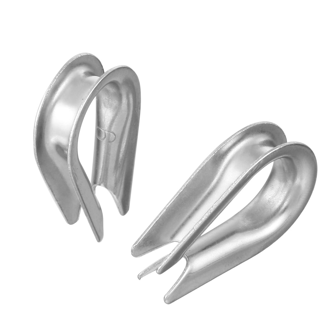 Harfington Stainless Steel Thimble for 0.12 inch (3mm) Diameter Wire Rope 100pcs