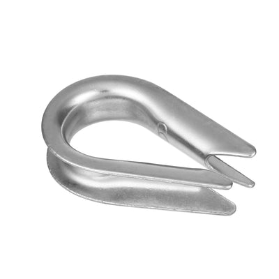 Harfington Stainless Steel Thimble for 0.12 inch (3mm) Diameter Wire Rope 100pcs