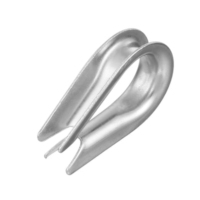 Harfington Stainless Steel Thimble for 0.12 inch (3mm) Diameter Wire Rope 100pcs