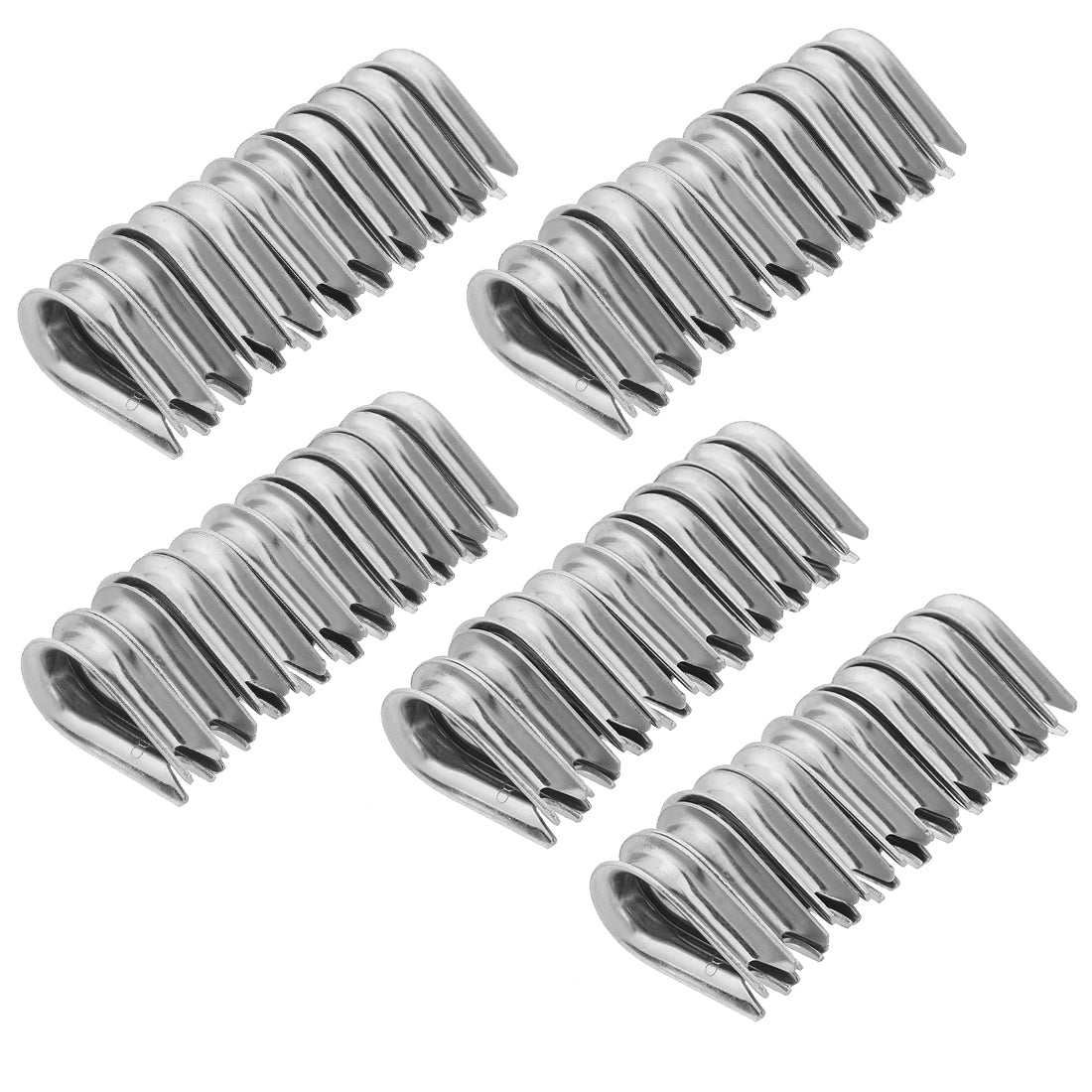 Harfington Stainless Steel Thimble for 0.31 inch (8mm) Diameter Wire Rope 50pcs