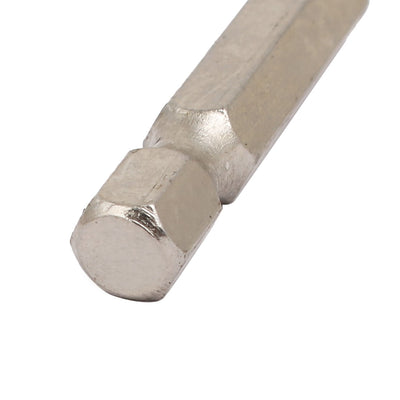 Harfington 5pcs 3mm Drilling Dia 1/4-inch Hex Shank 80mm Length HSS Twist Drill Bit