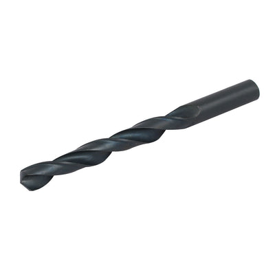 Harfington 13mm Dia HSS 2-Flute Straight Shank Twist Drill Bit Drilling Tool Black