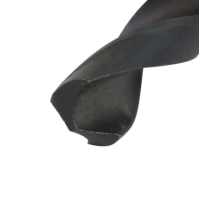 Harfington 13.5mm Drilling Dia 160mm Length HSS Straight Round Shank Twist Drill Bit Black