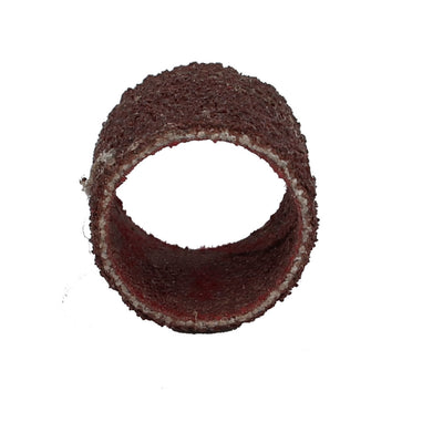 Harfington 13mm x 15mm x 14mm Abrasive Sanding Sleeves Sandpaper Dark Brown 10pcs