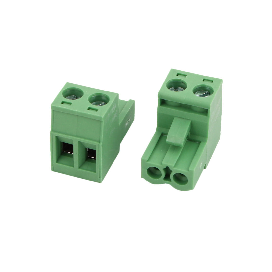 Harfington 15 Pcs LC1 AC300V 15A 5.08mm Pitch 2P PCB Mount Terminal Block Wire Connector